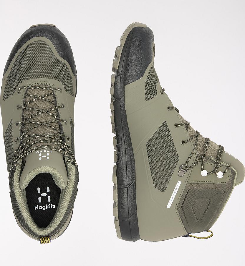 Haglöfs Womens L.I.M Mid Proof Eco Hiking Boots Green/Navy New Zealand 64719TULK